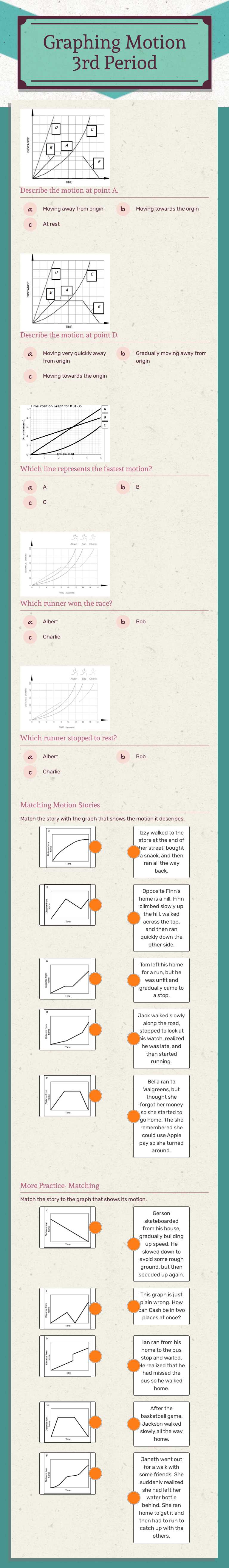 Graphing Motion
3rd Period worksheet preview image