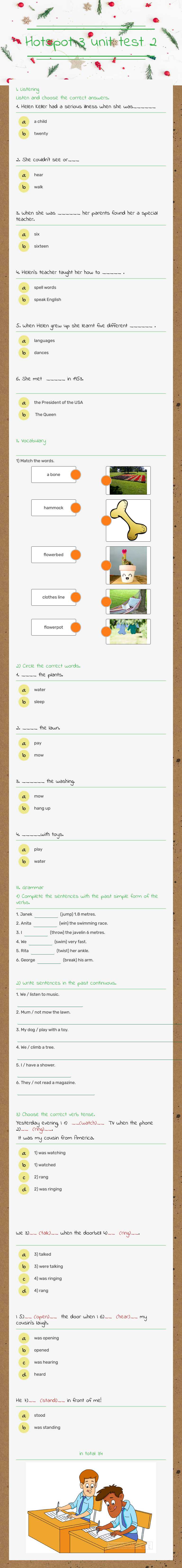 Hotspot 3 unit test 2 worksheet preview image