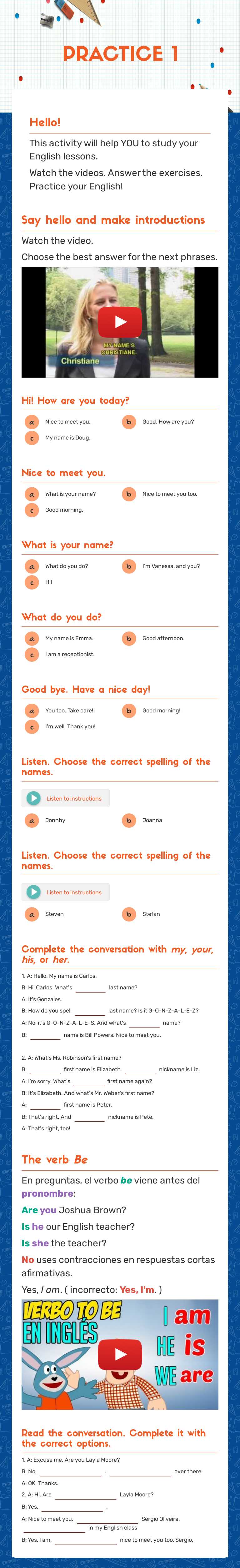 PRACTICE 1 worksheet preview image