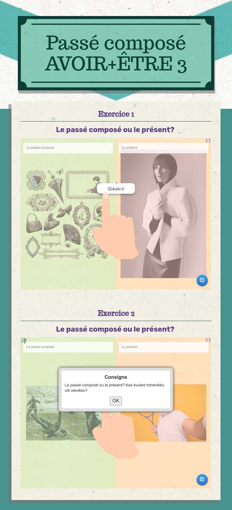 Passé composé AVOIR+ÊTRE 3 worksheet preview