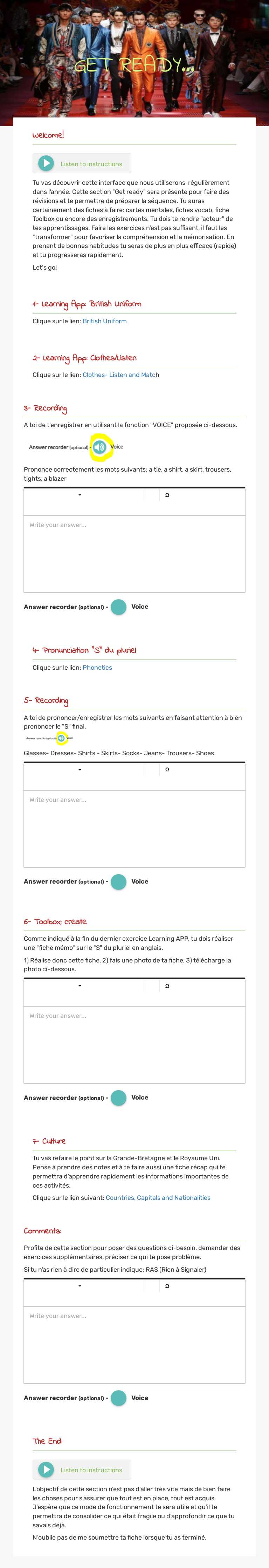 GET READY... Grade 10 worksheet preview