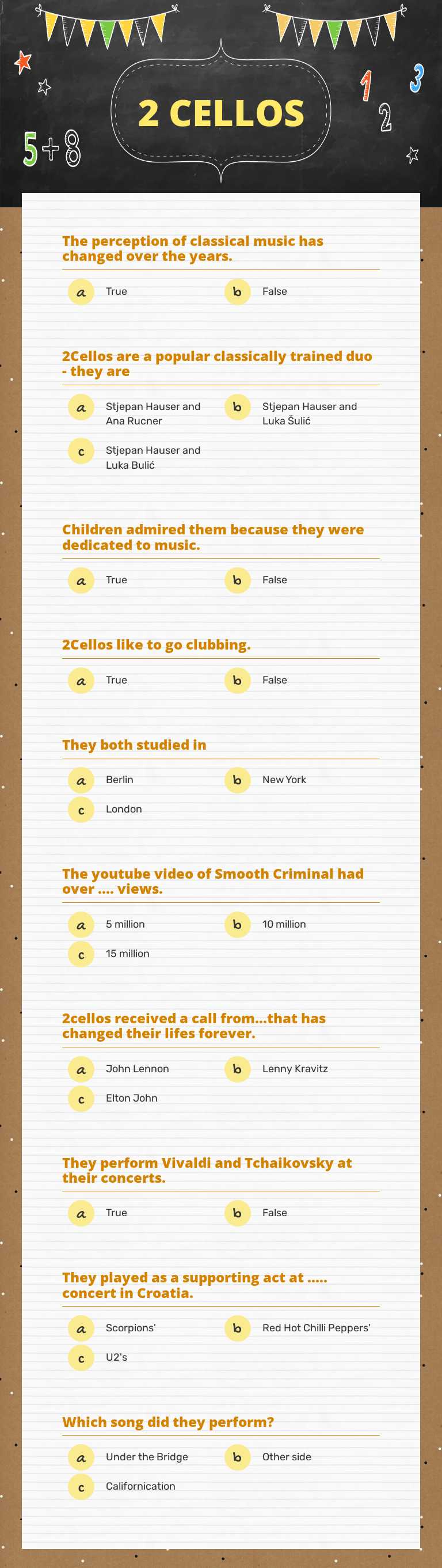 2 CELLOS worksheet preview image
