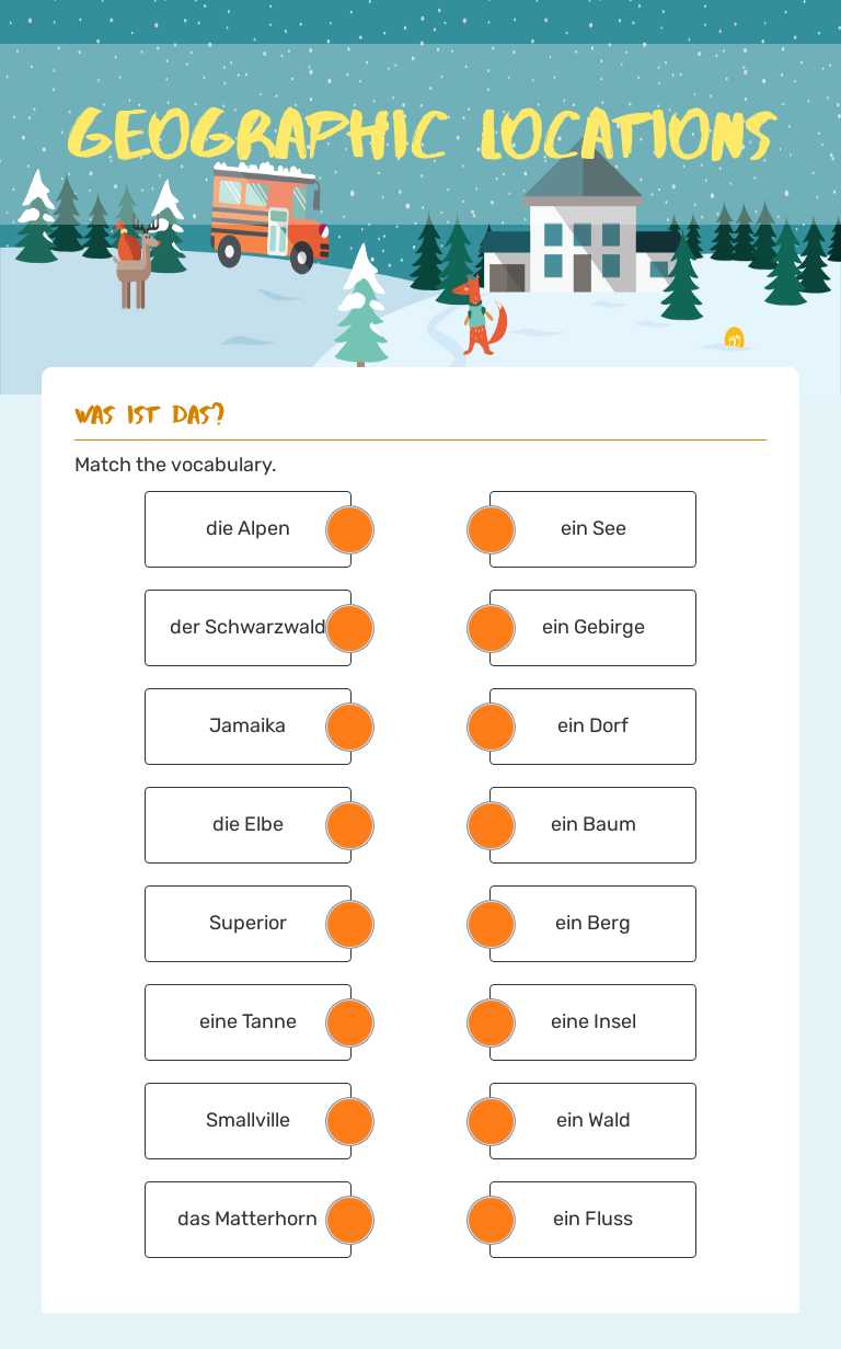 Geographic locations Other worksheet preview