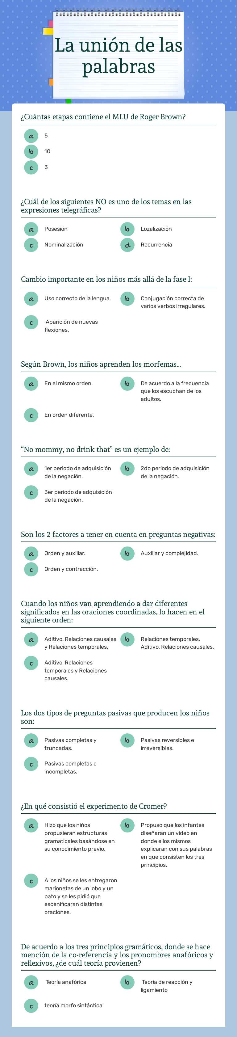 La unión de las palabras worksheet preview image