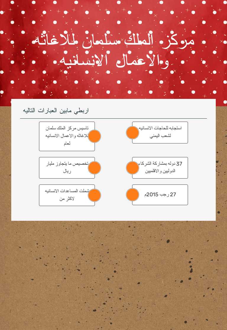 مركز الملك سلمان للاغاثه والاعمال الانسانيه Grade 10 worksheet preview