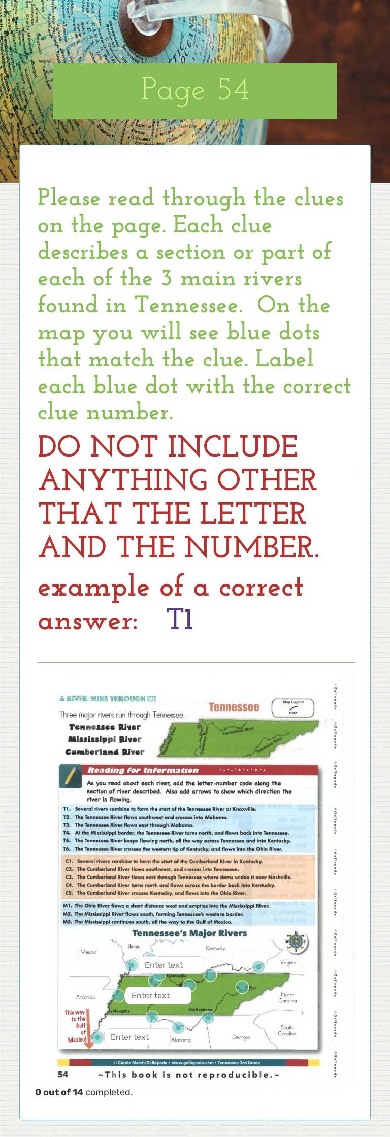 Page 54 Grade 3 worksheet preview
