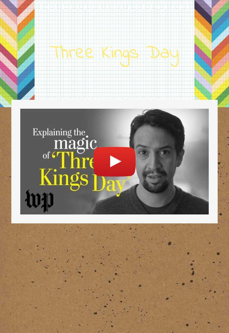 Three Kings Day worksheet preview image