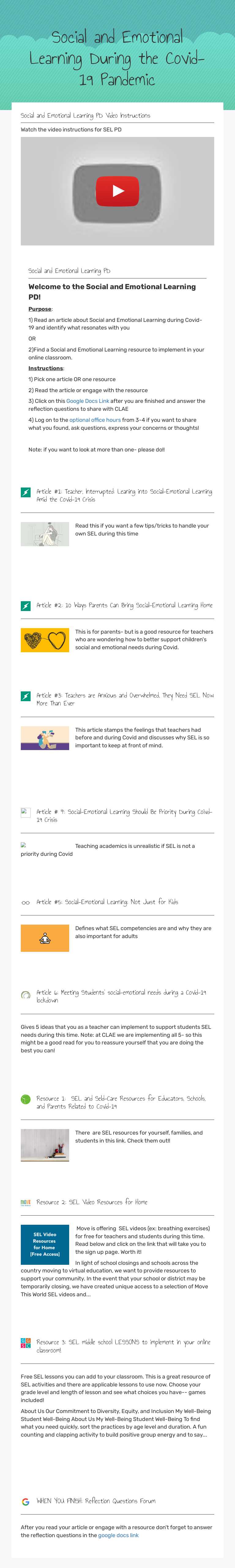 Social and Emotional Learning During the Covid-19 Pandemic Other worksheet preview