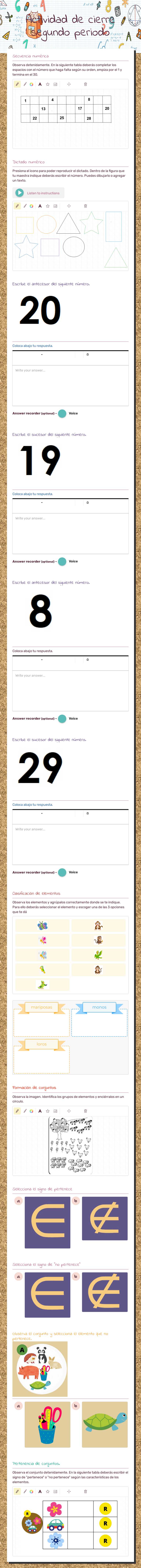 Actividad de cierre segundo periodo worksheet preview image