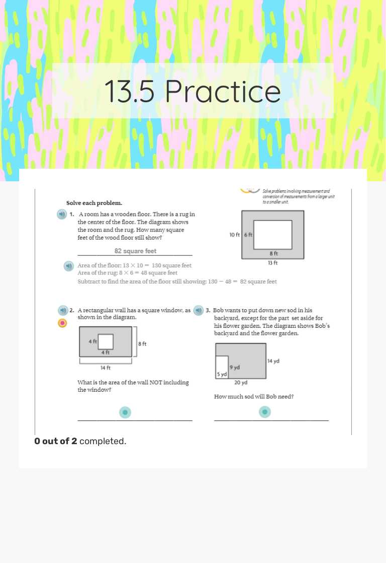 13.5 Practice worksheet preview image