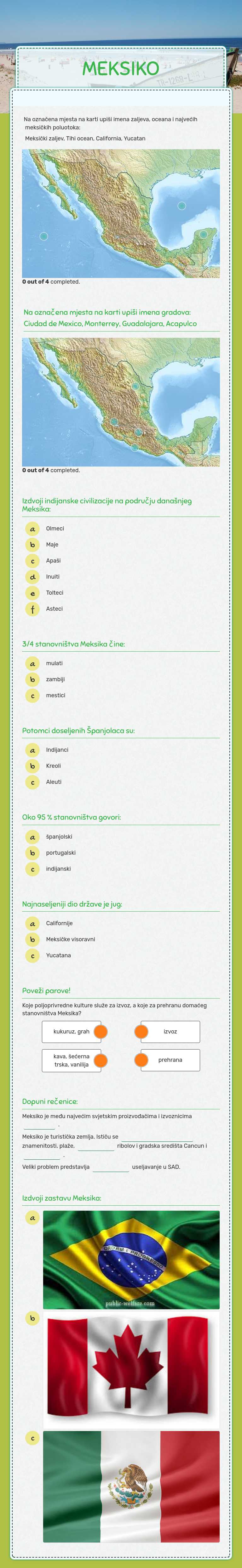 MEKSIKO worksheet preview image