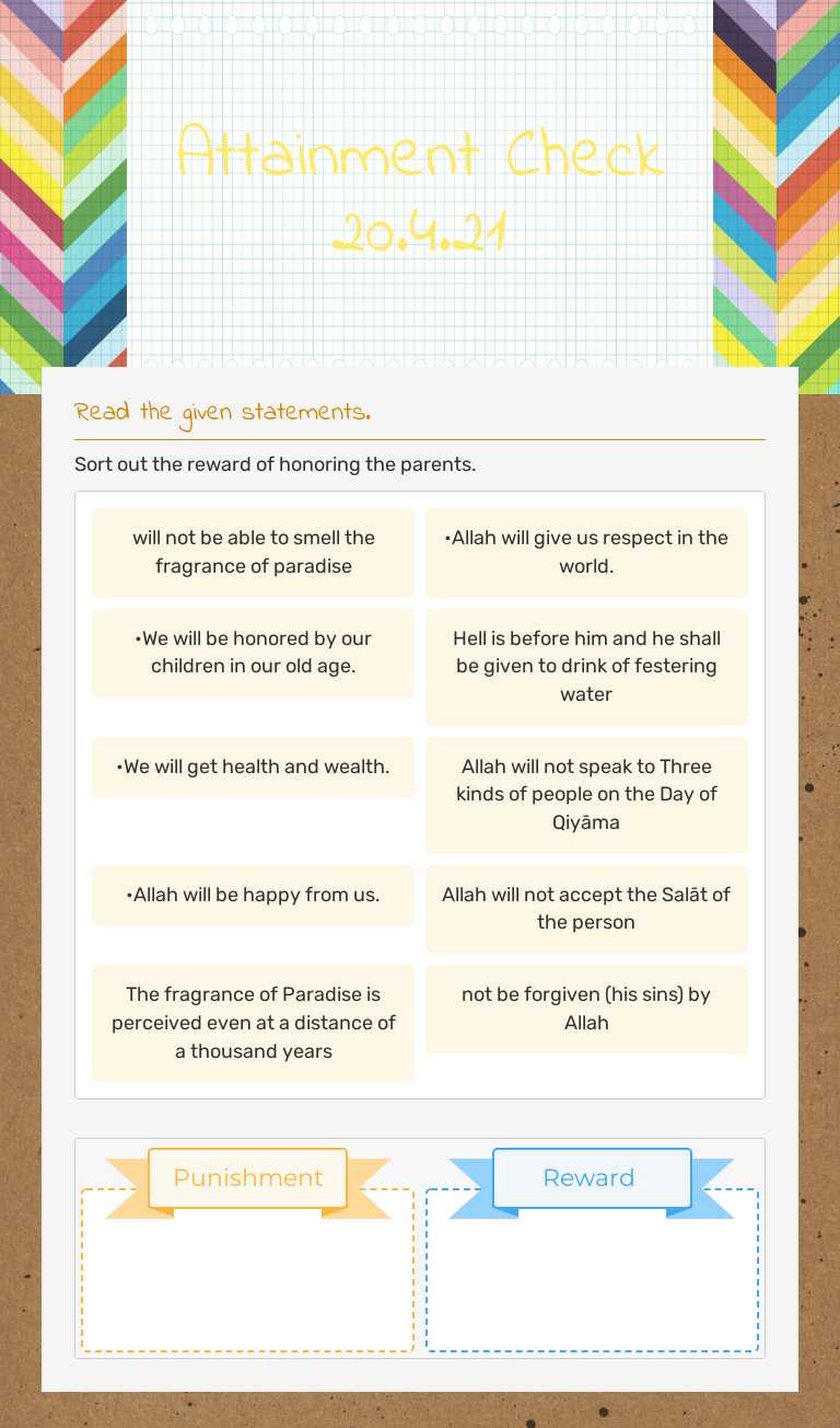 Attainment Check 20.4.21 worksheet preview image