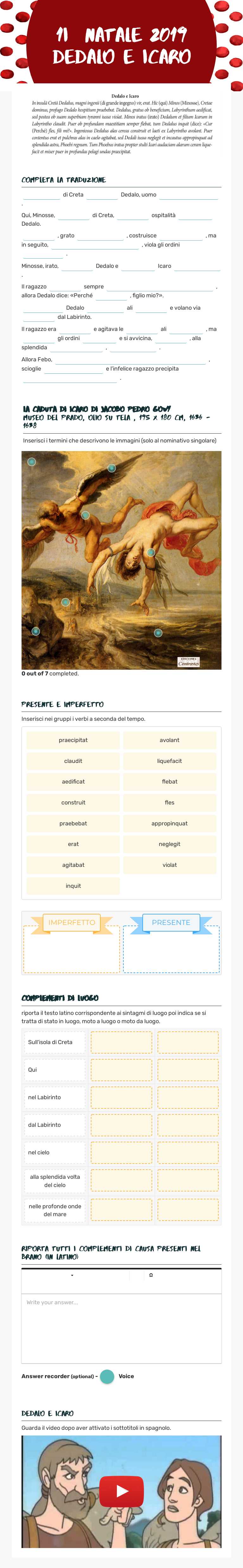 1i_natale 2019 Dedalo e icaro worksheet preview image