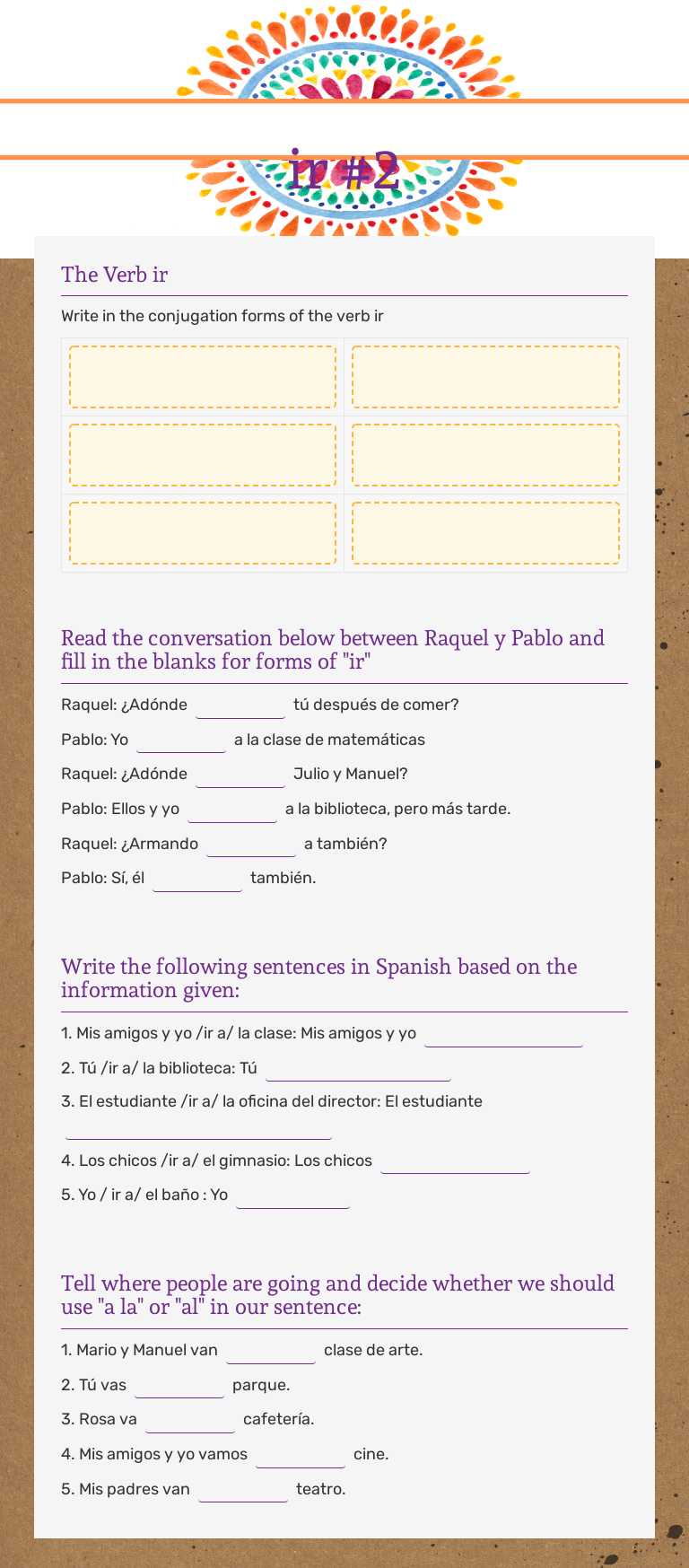 ir #2 worksheet preview image