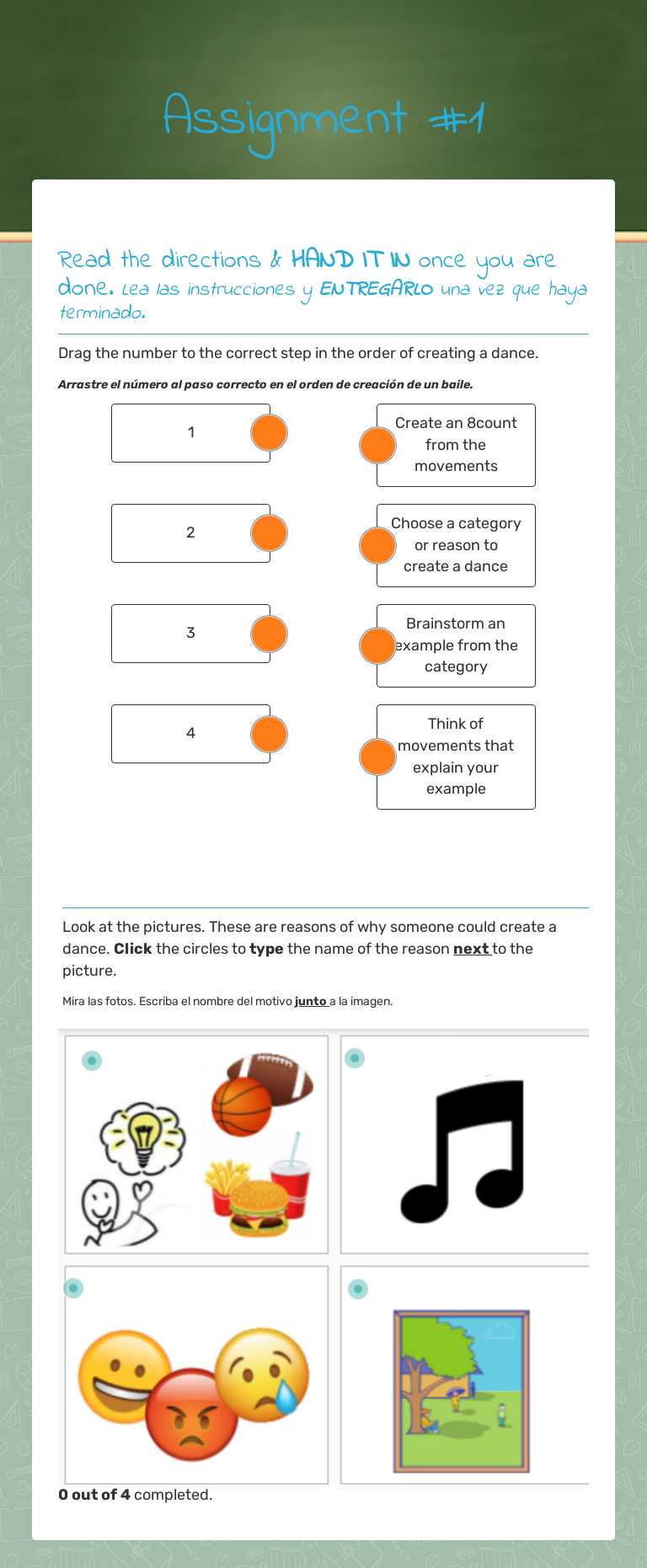 Assignment #1 worksheet preview image