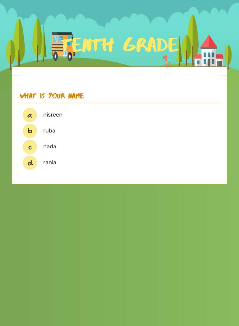 tenth grade Grade 10 worksheet preview