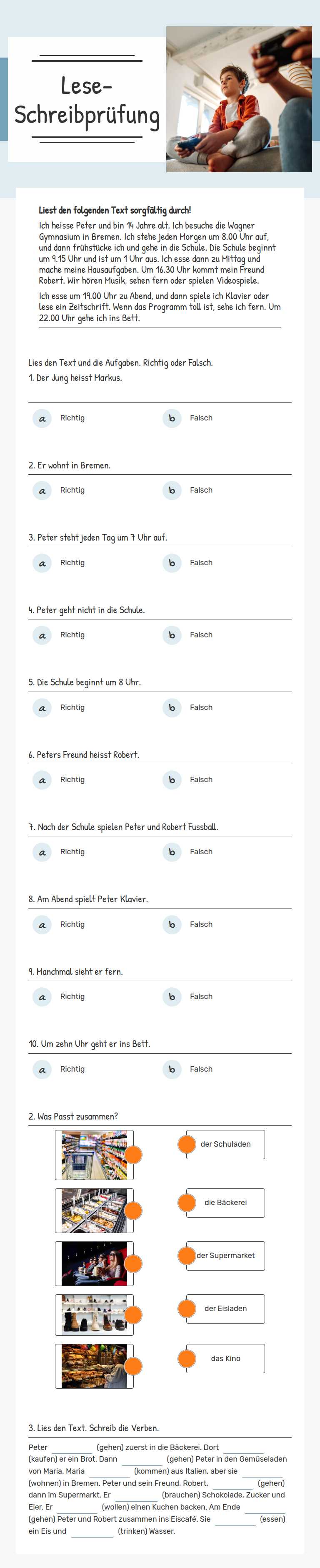 Lese-
Schreibprüfung worksheet preview image