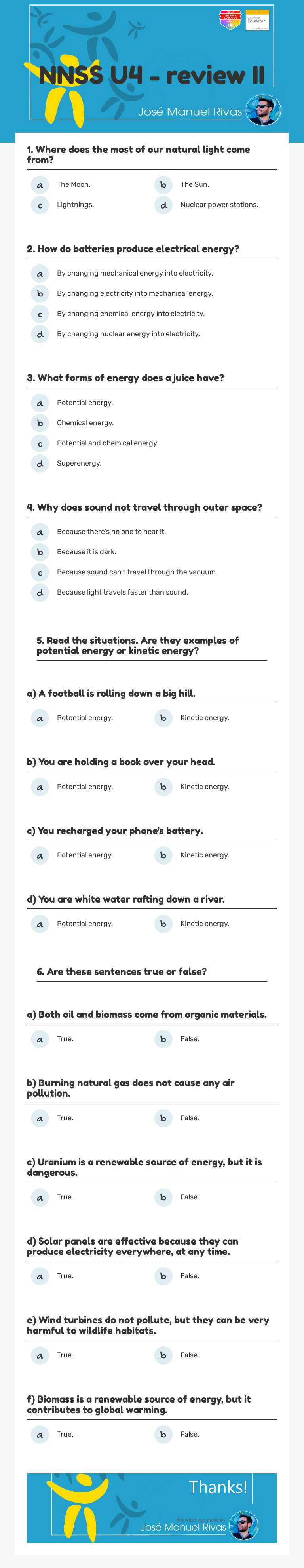NNSS 
U4 - review II Grade 5 worksheet preview