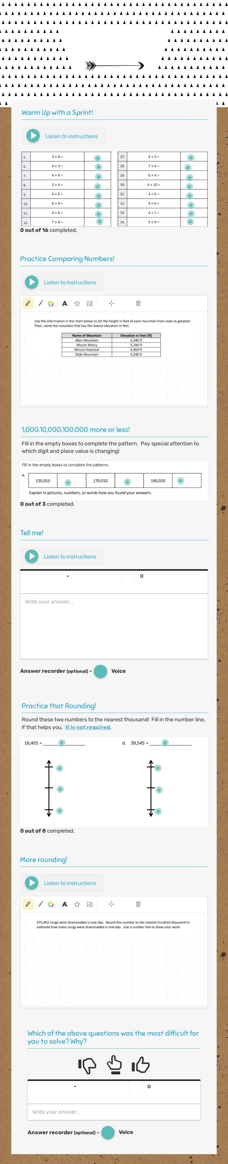 Lessons 5-8 Review worksheet preview image