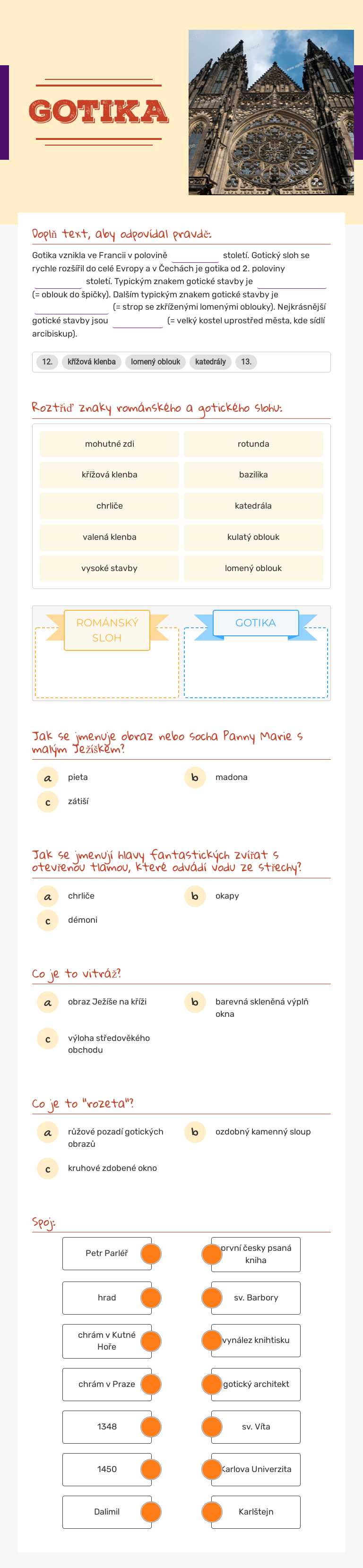 GOTIKA worksheet preview image