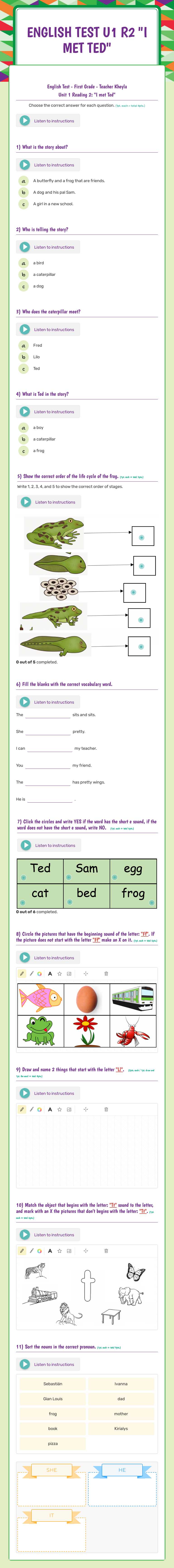 ENGLISH TEST U1 R2
"I MET TED" worksheet preview image