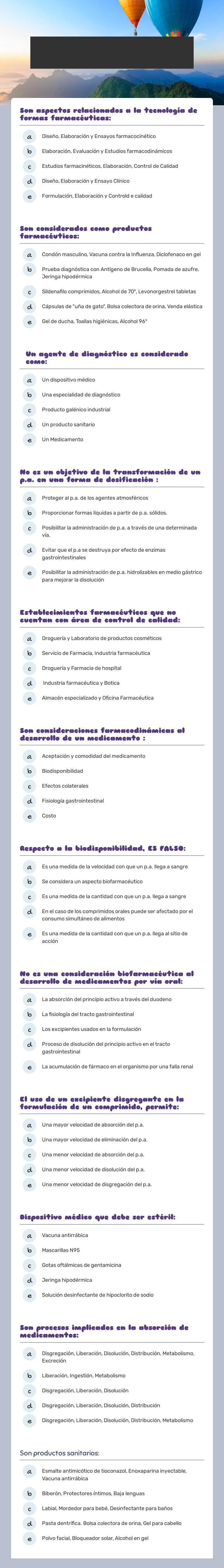 FARMACOTECNIA worksheet preview image