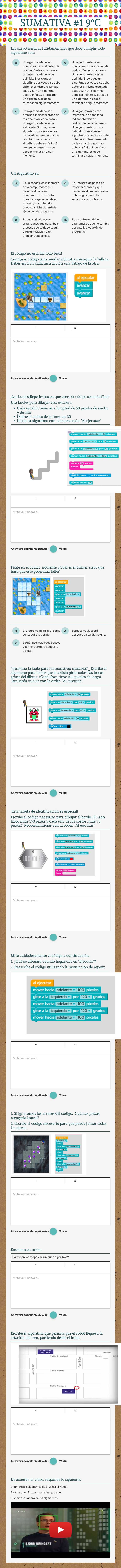 SUMATIVA #1              
 9°C worksheet preview image
