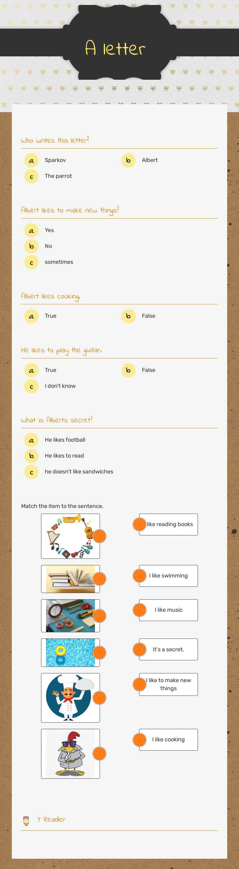 A letter Grade 5 worksheet preview