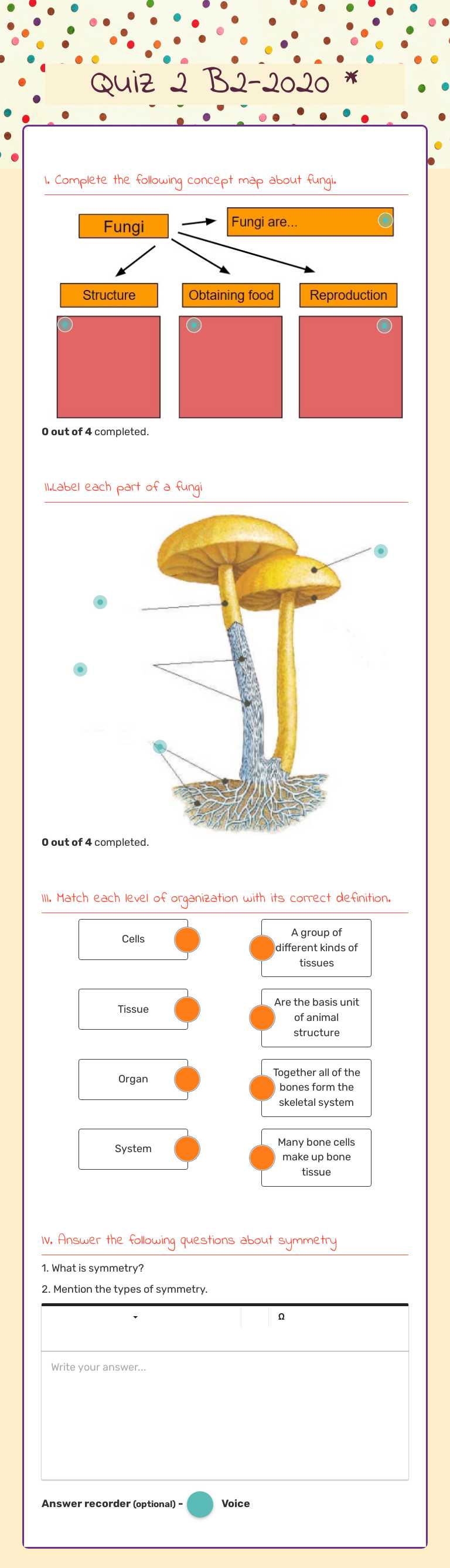 Quiz 2 B2-2020 * worksheet preview image
