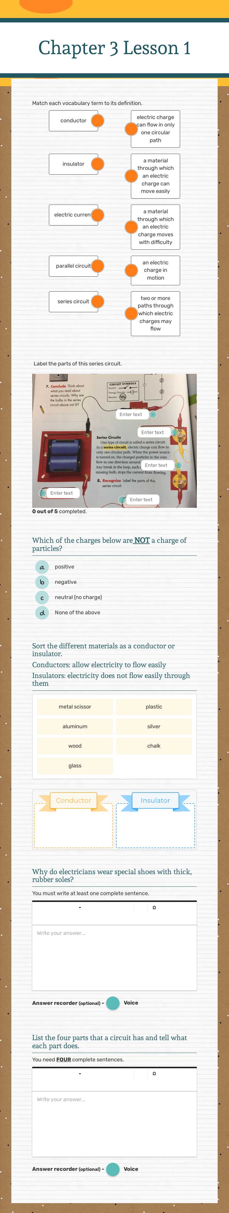 Chapter 3 Lesson 1 worksheet preview image