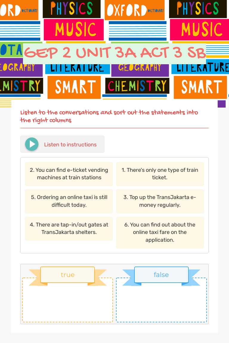 GEP 2 UNIT 3A ACT 3 SB worksheet preview image