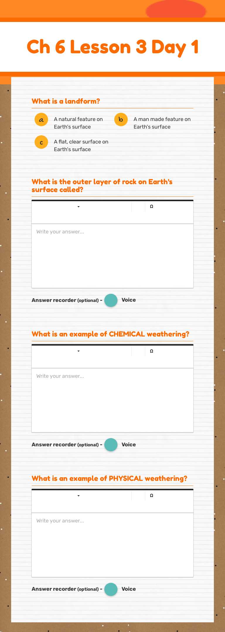 Ch 6 Lesson 3 Day 1 Grade 4 worksheet preview