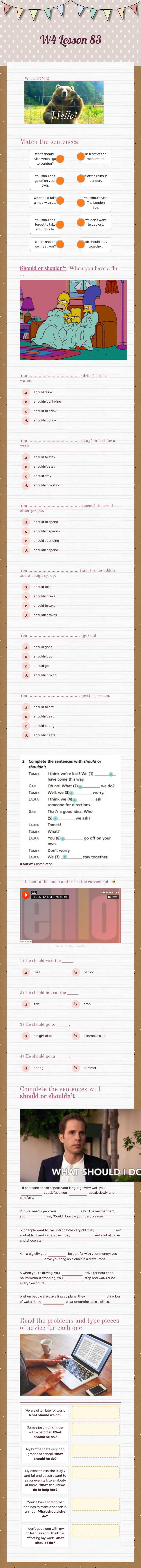 W4 Lesson 83 worksheet preview image