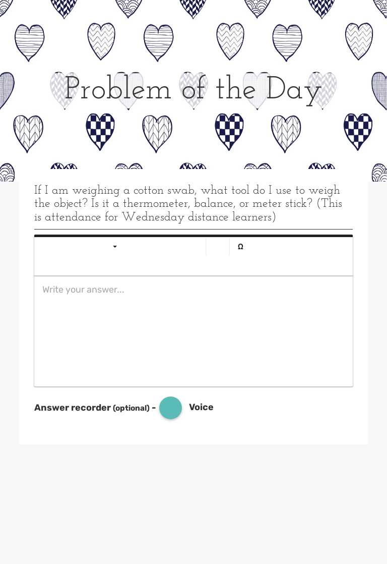 Problem of the Day worksheet preview image