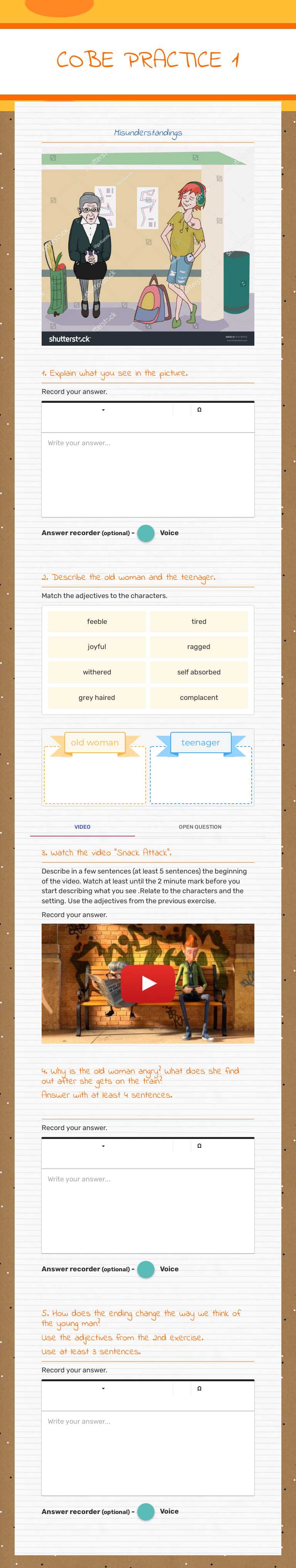 COBE PRACTICE 1 worksheet preview image