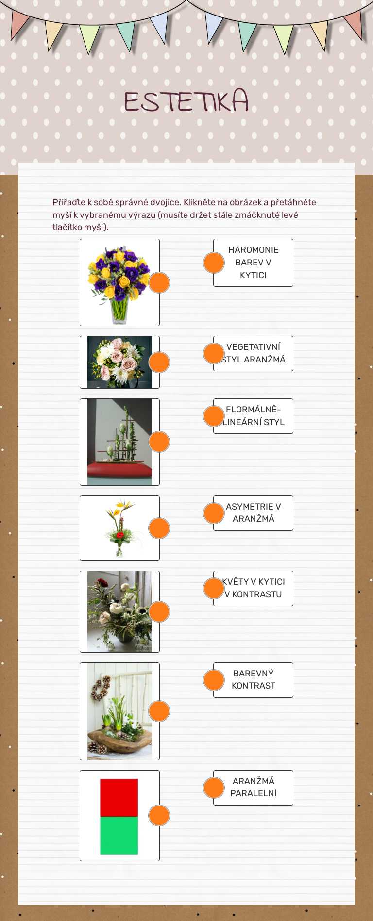 ESTETIKA worksheet preview image