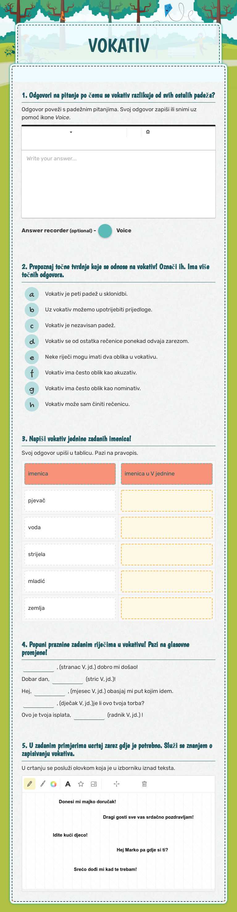 VOKATIV Grade 5 worksheet preview