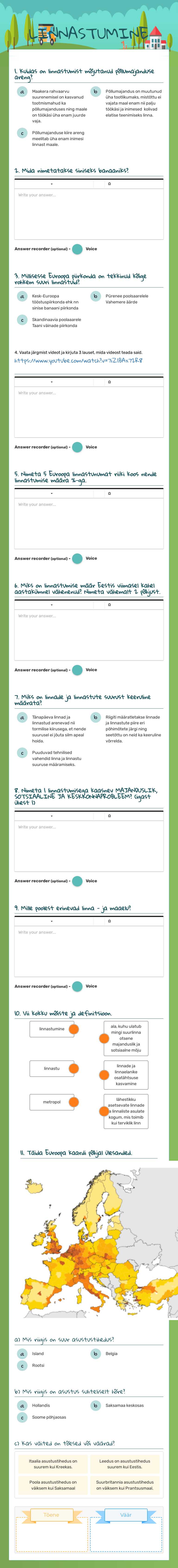 LINNASTUMINE worksheet preview image