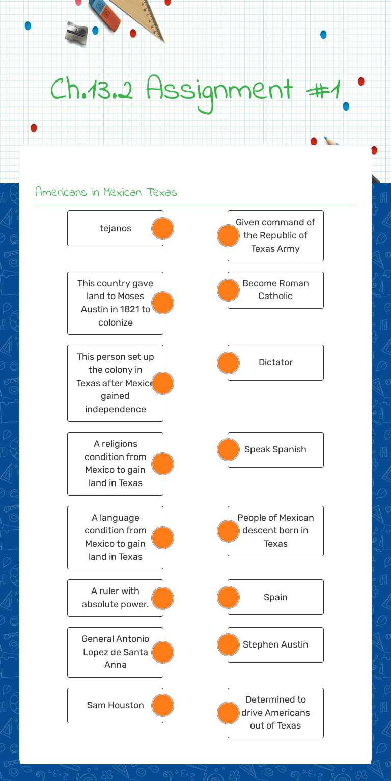 Ch.13.2 Assignment #1 worksheet preview image