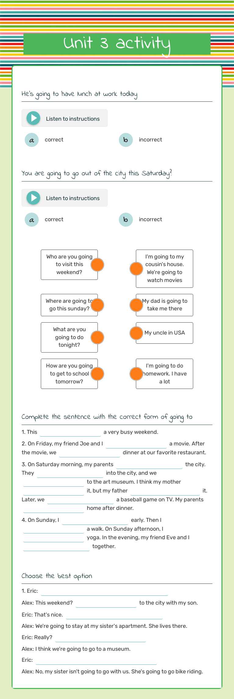 Unit 3 activity worksheet preview image