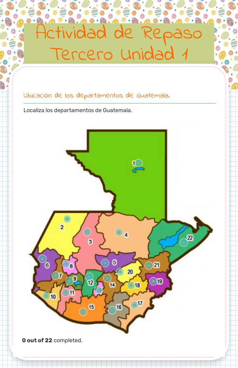 Actividad de Repaso
Tercero Unidad 1 worksheet preview