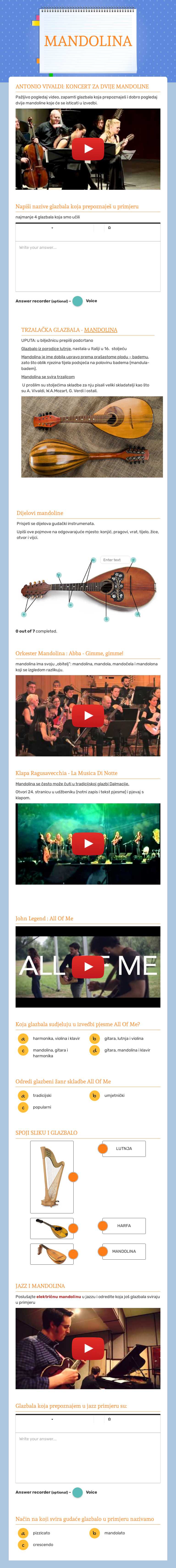 MANDOLINA worksheet preview image