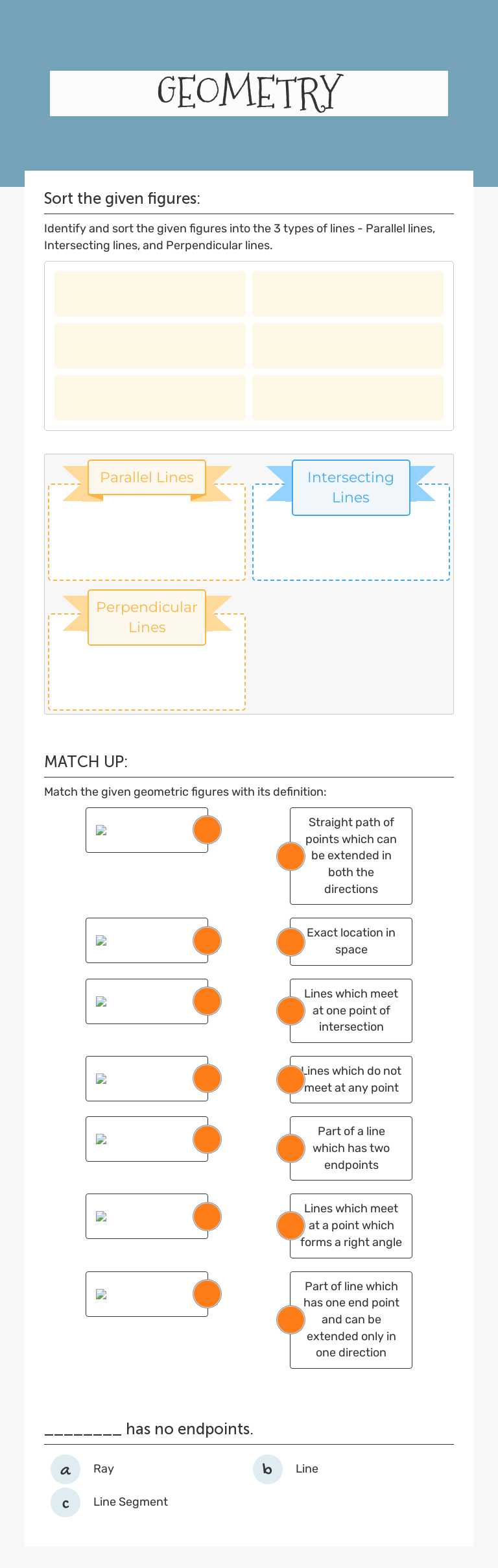 GEOMETRY Grade 3 worksheet preview