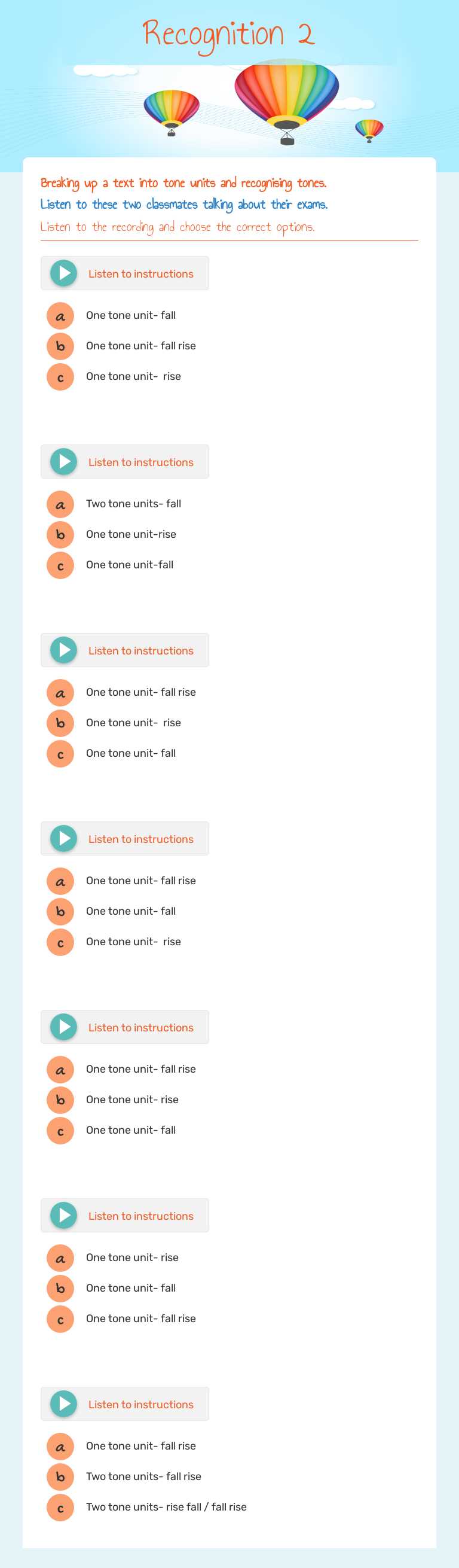 Recognition 2 worksheet preview image