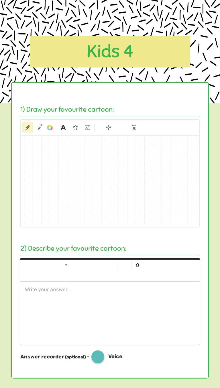 Kids 4 Grade 4 worksheet preview