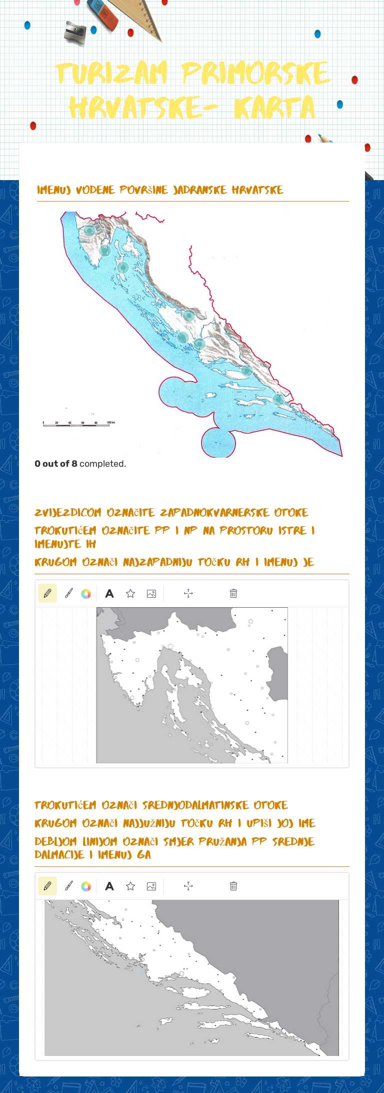 Turizam Primorske Hrvatske-
KARTA worksheet preview image