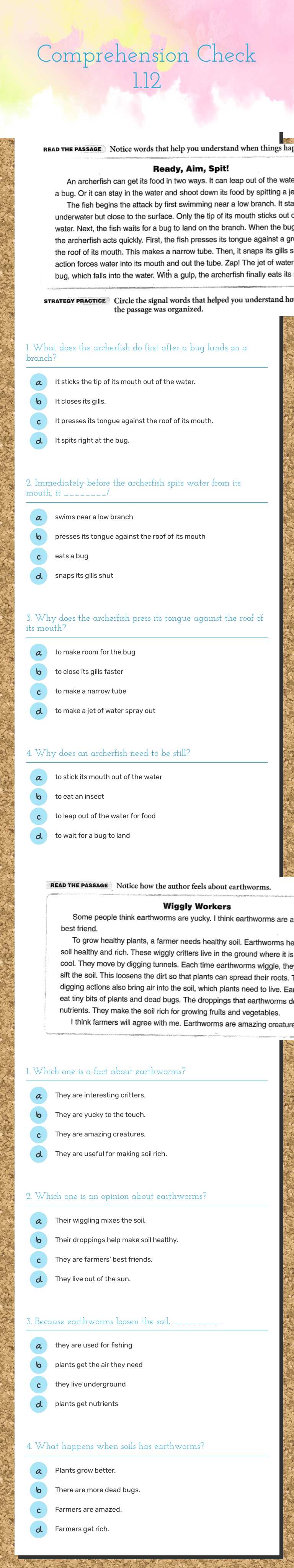 Comprehension Check
1.12 worksheet preview image