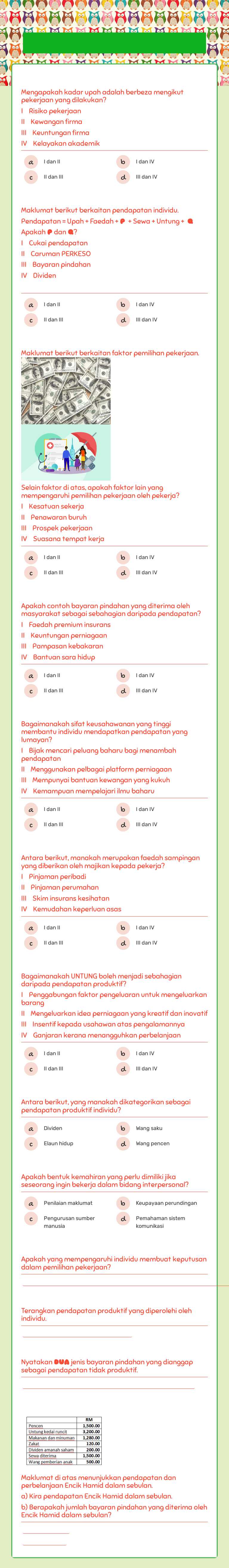 3.2.3 - 3.2.5 PENDAPATAN INDIVIDU worksheet preview image