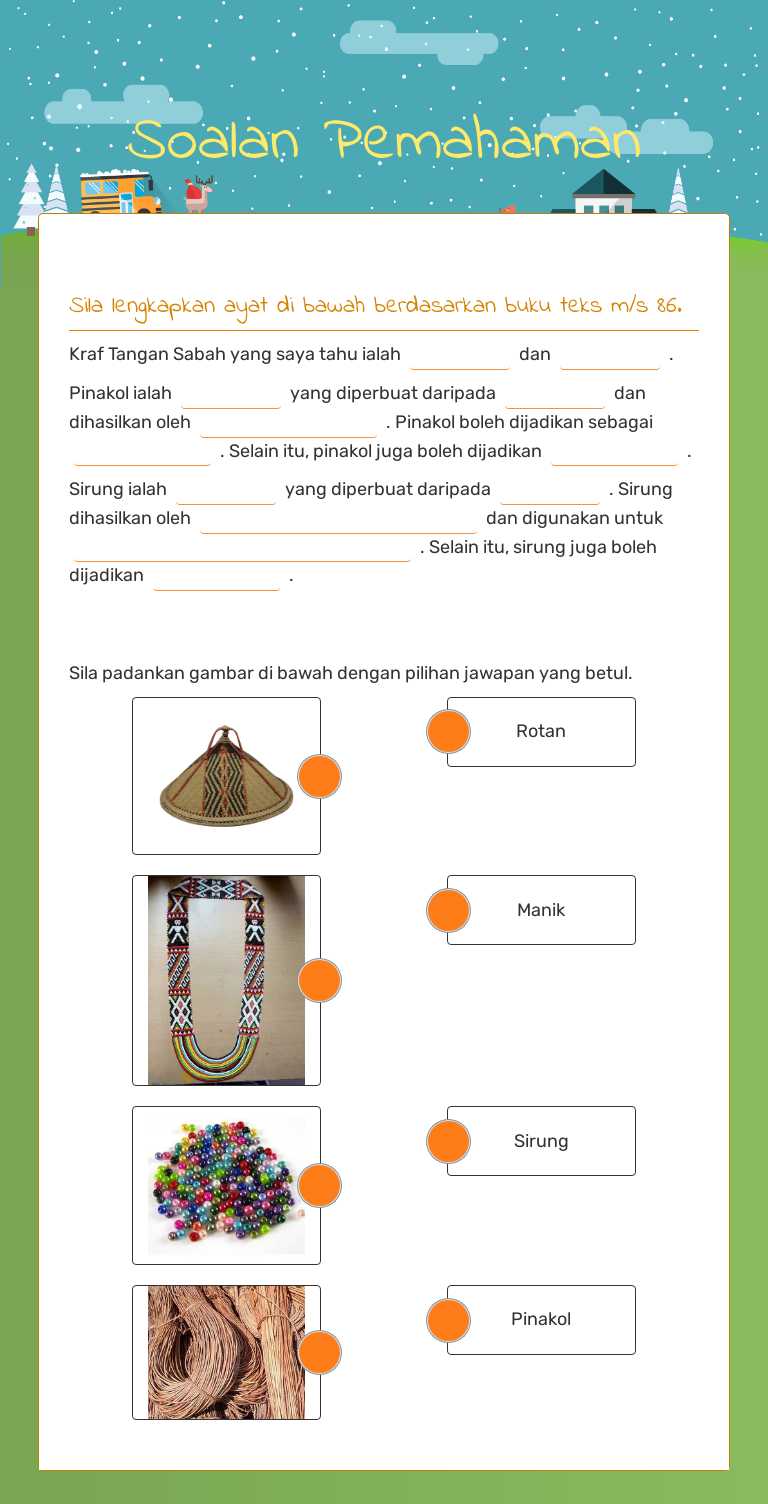 Soalan Pemahaman worksheet preview image