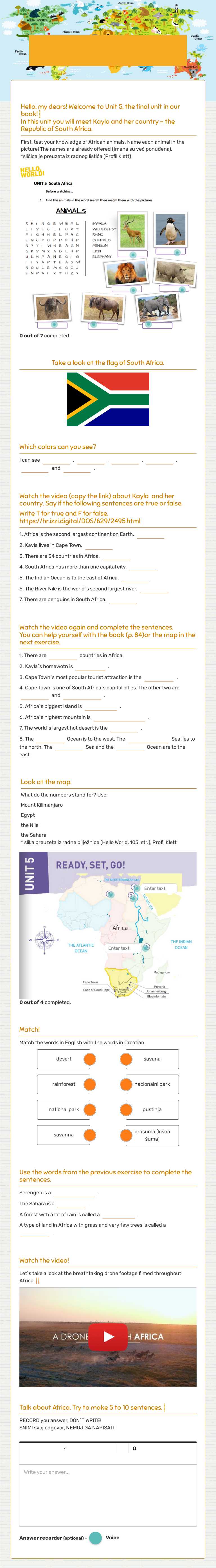 HELLO, WORLD!
AMAZING NATURE worksheet preview image